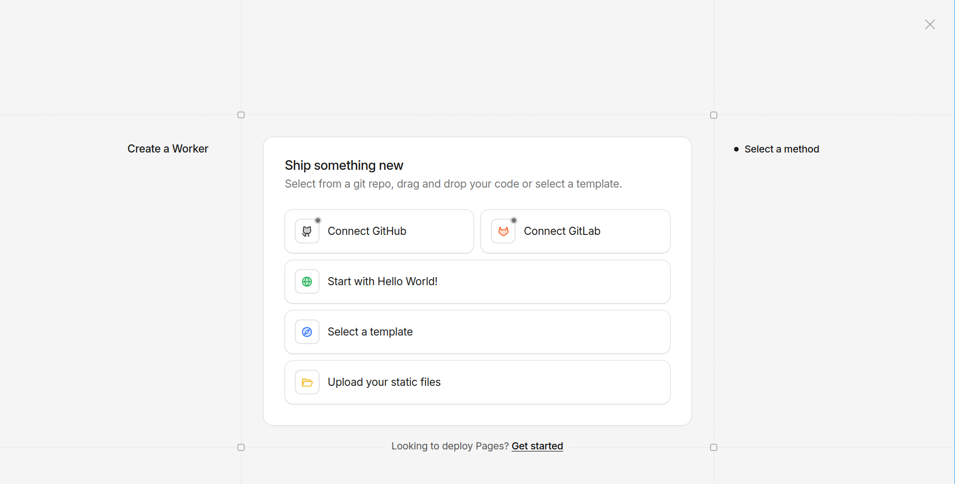 Cloudflare - Looking for Pages